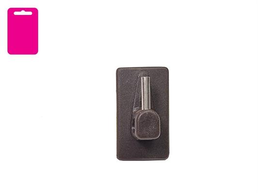 GANCIO BRIS BRIS PLAST. MARRONE MM.28X17 BL. 4 PZ.