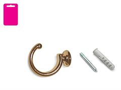 GANCIO TENDA A FILO GRANDE 40 MM. BRONZO BL. 2 PZ.