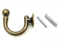 GANCIO TENDA SUPER 48 MM. BRONZO