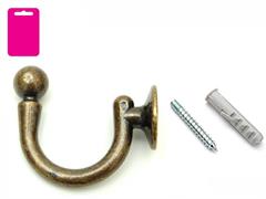 GANCIO TENDA SUPER 48 MM. BRONZO BL. 2 PZ.