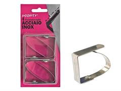 FERMATOVAGLIE SPECIAL INOX 40X55 MM. BL. 4 PZ.