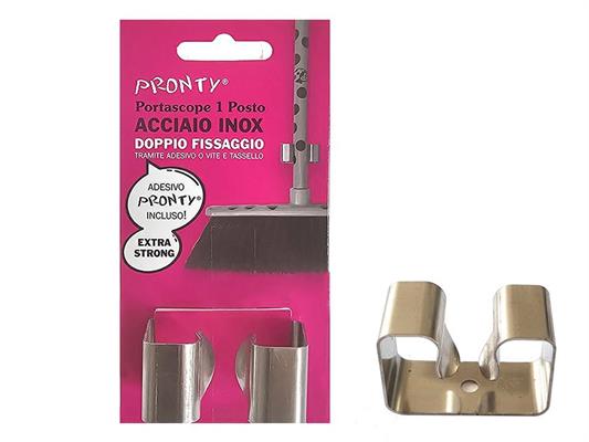 GANCIO PORTASCOPE INOX SENZA BASE SELF SERVICE 1 PZ.