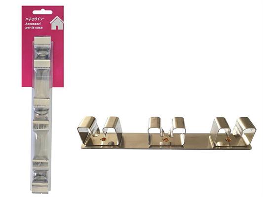 PORTASCOPE INOX 3 POSTI SU BASE SELF SERVICE 1 PZ.