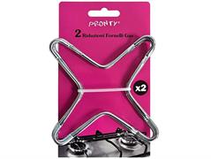 RIDUTTORE PER FORNELLI CROMATO MM.140 BL. 2 PZ.