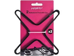 RIDUTTORE PER FORNELLI GRANDE NERO MM.160 BL. 2 PZ.