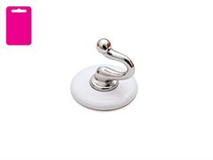 GANCIO SMERALDO BIANCO/CROMO BL. 2 PZ.