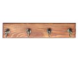 GANCIO LEGNO 4 P NOCE/BRONZO
