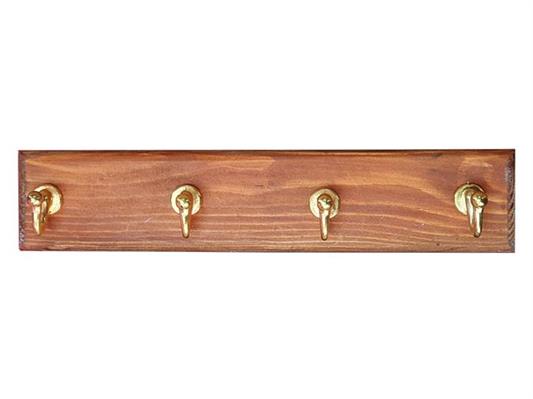 GANCIO LEGNO 4 P NOCE/ORO