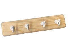 GANCIO LEGNO NATURALE 4 P BIANCO