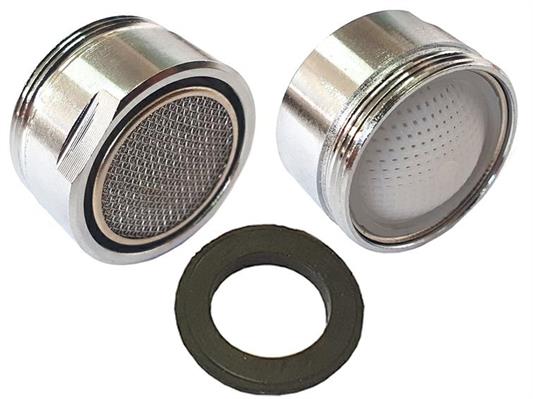 AERATORE MASCHIO IN OTTONE PER VASCHE M28x1