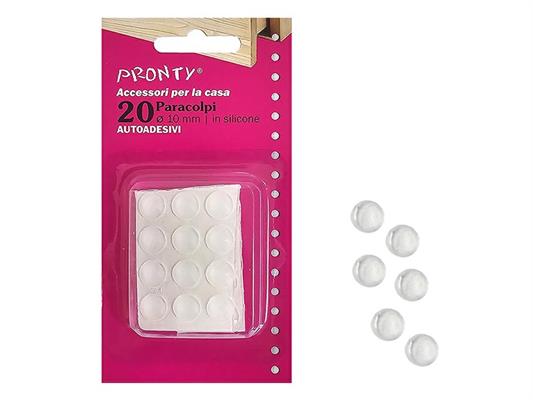 PARACOLPO MORBIDO ADESIVO Ø 10X3 MM. BL. 20 PZ.