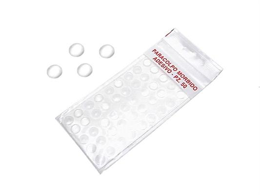 PARACOLPO MORBIDO ADESIVO Ø 10X3 MM. PZ.50 SELF SERV.