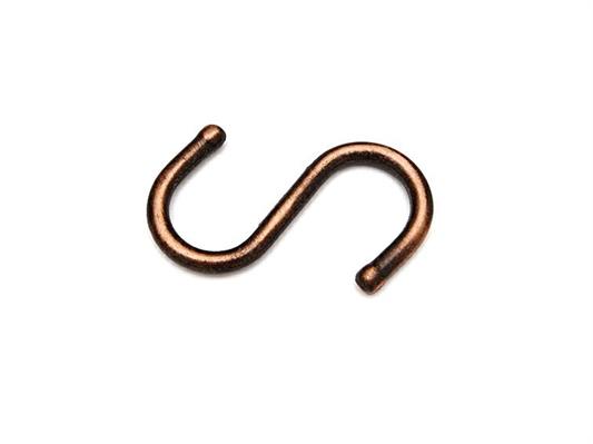 GANCIO A S 52 MM. RAME SPAZZOLATO