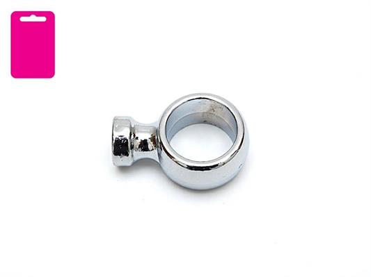 MENSOLINA CORTA CROMO BL. 2 PZ.