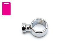 MENSOLINA CORTA CROMO BL. 2 PZ.