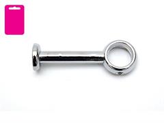 MENSOLINA LUNGA CM.4 CROMO BL. 2 PZ.