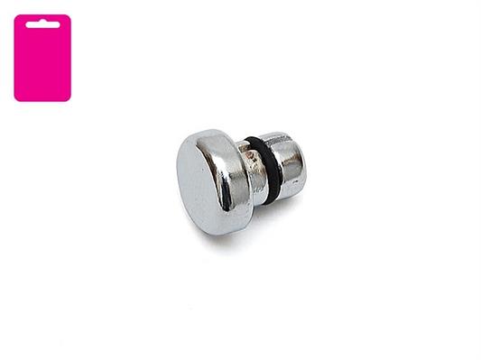 TERMINALE PIATTO CROMO BL. 2 PZ.