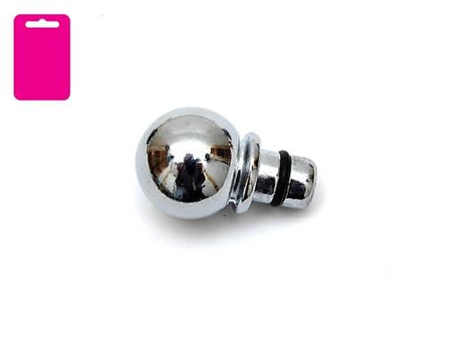 TERMINALE A SFERA CROMO BL. 2 PZ.