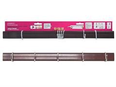 PRONTY PORTAMESTOLO NOCE/CROMO 5 GANCI CM.45 SELF SERVICE