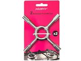 RIDUTTORE PER FORNELLI A CROCE CROMATO MM.130 BL. 2 PZ.
