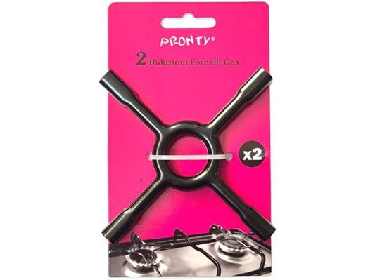 RIDUTTORE PER FORNELLI A CROCE NERO MM.130 BL. 2 PZ.