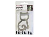 PORTACHIAVI APRIBOTTIGLIE INOX C/ANELLO -GATTO- BL. 1 PZ