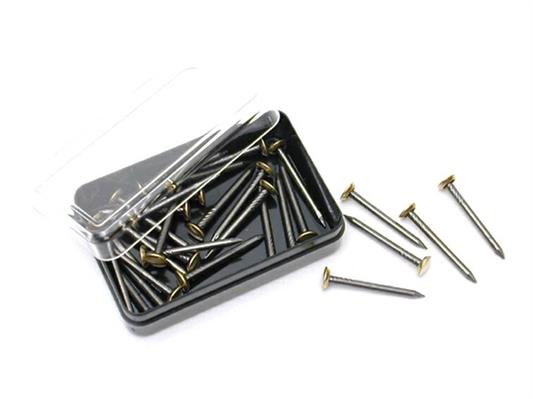 CHIODI ACC. TESTA OTTONE MM.20 PZ.18