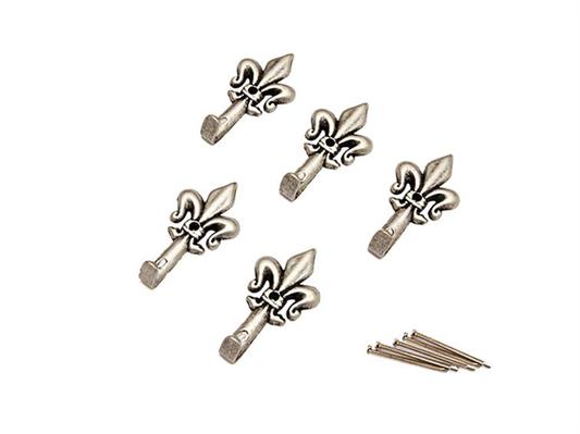 GANCIO GIGLIO PICCOLO 33 MM. ARGENTO