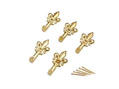 GANCIO GIGLIO PICCOLO 33 MM. ORO BL. 5 PZ.