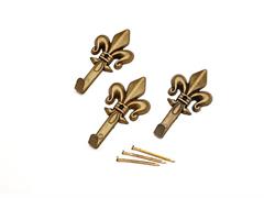 GANCIO GIGLIO GRANDE 47 MM. BRONZO