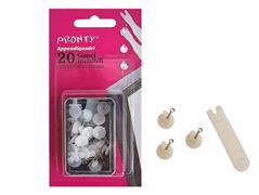 GANCIO TIPO BLITZ TRASPARENTE BL. 20 PZ.